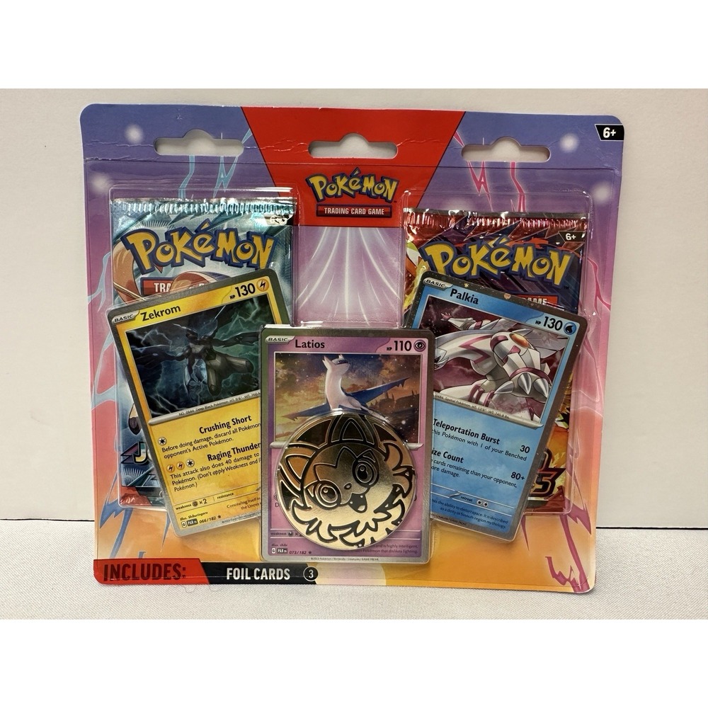 Pokemon Enhanced 2 Pack Blister - Zekrom Latios Palkia Cosmos DESTINED + JOURNEY
